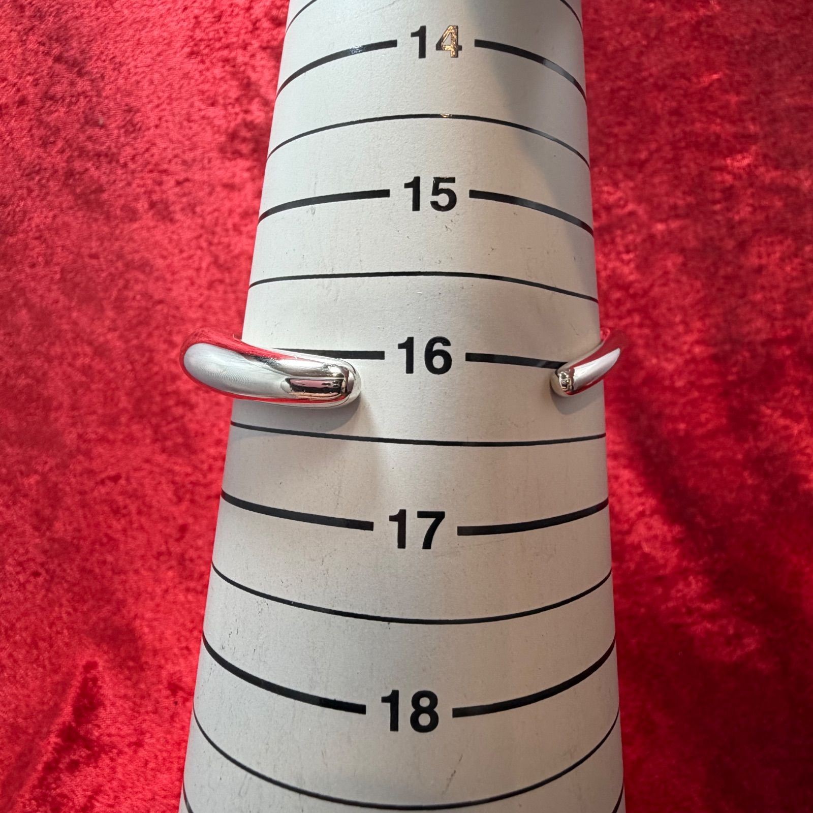 Georg Jensen Sterling Silver 925 OFFSPRING Cuff Bracelet L 16cm 6.3in w/Dust Bag