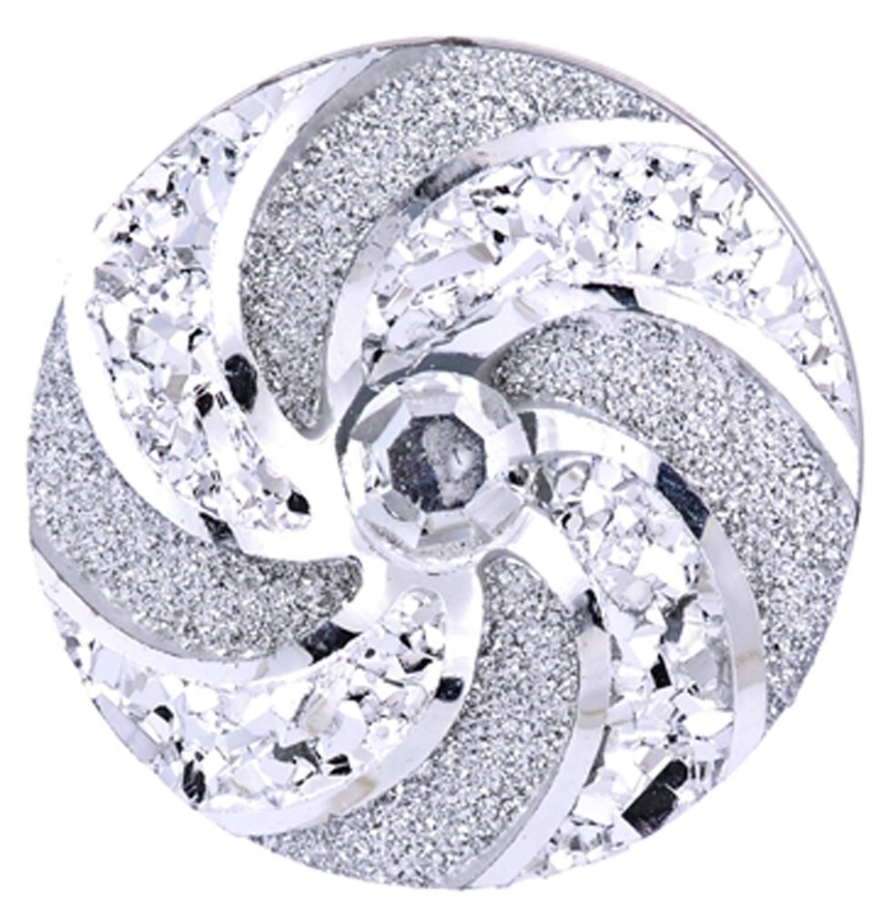 Pinwheel Resin 18mm Snap Button Jewelry Ginger Charm Black Yellow Green Red Teal