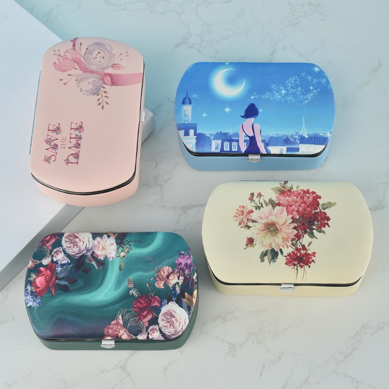 Desktop Jewelry Storage Box Organizer