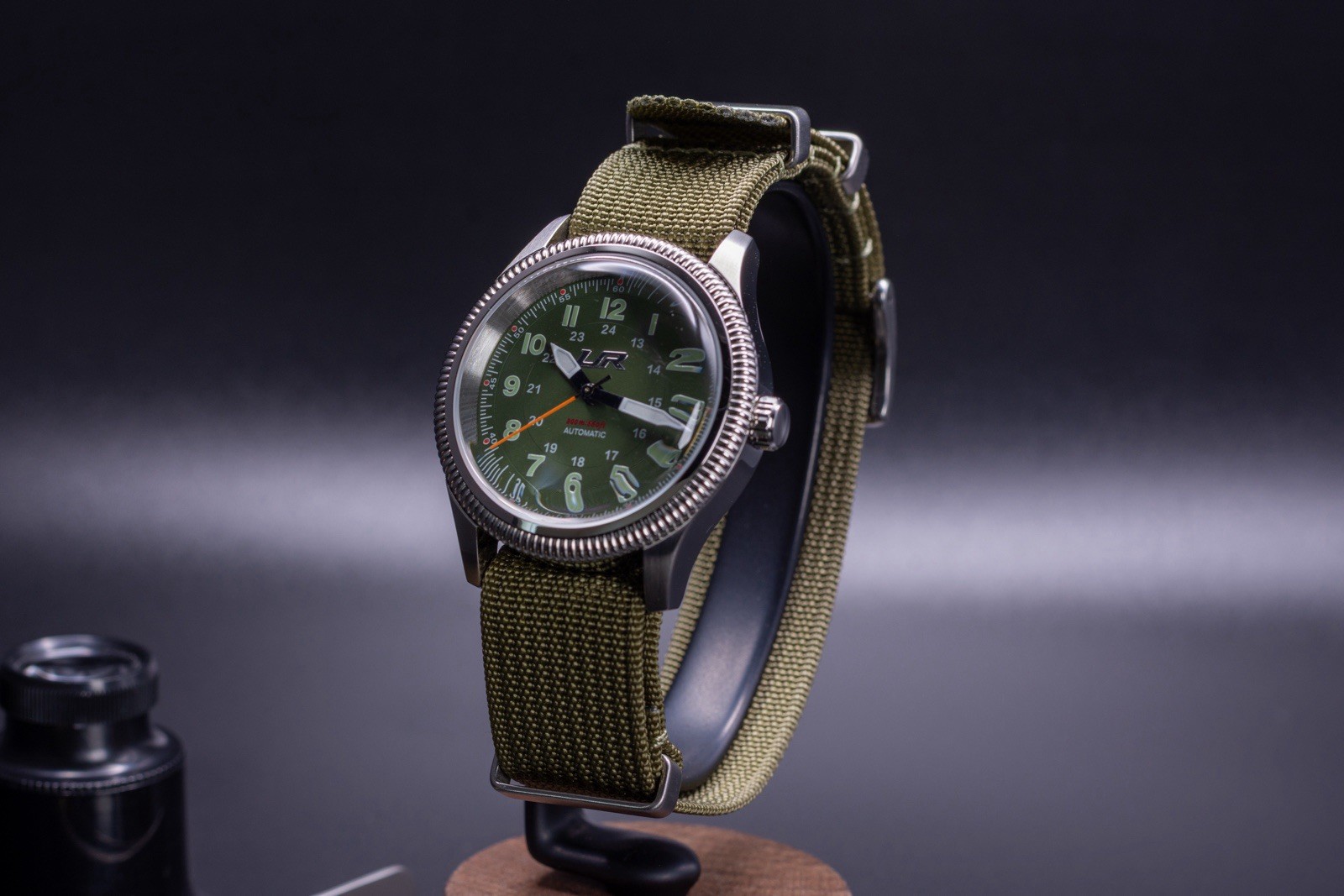 UR Watch Co. | 38mm Field/Pilot Auto | OD Green Dial | NH35A | Handcrafted USA