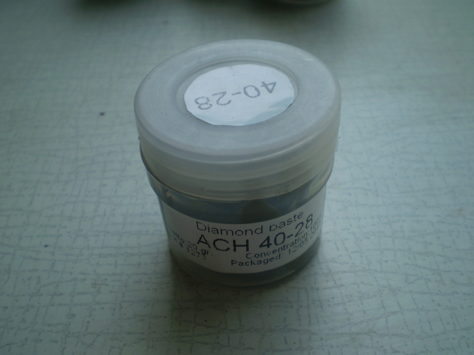 9 x 40 gr. Diamond polishing paste, diamond lapping compound 1/0 – 40/28 µ