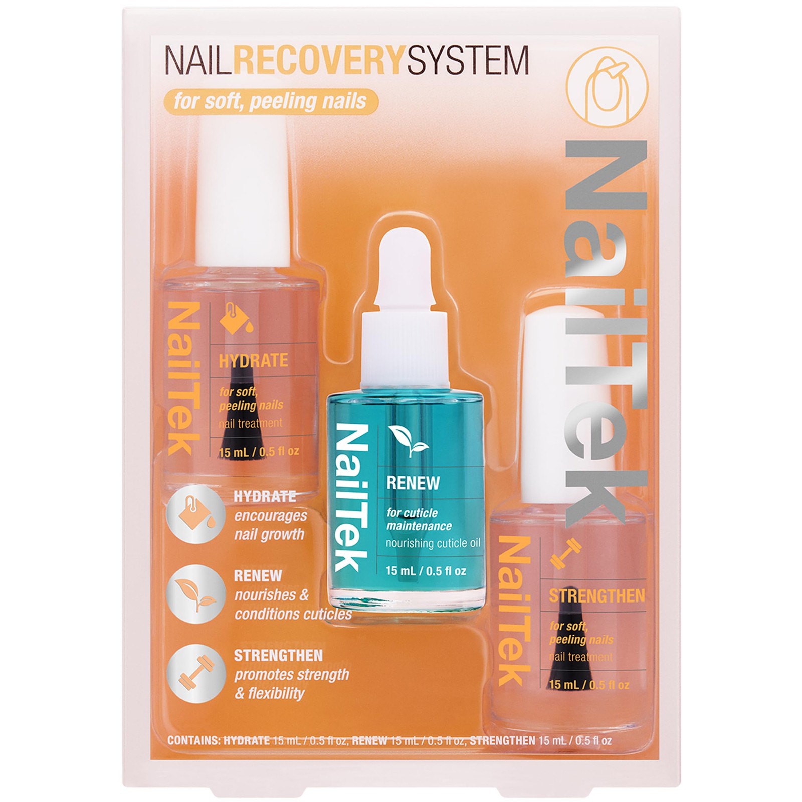 Nail Tek Recovery Kit: Repair Damaged Nails, Hydrate, Renew & Strengthen