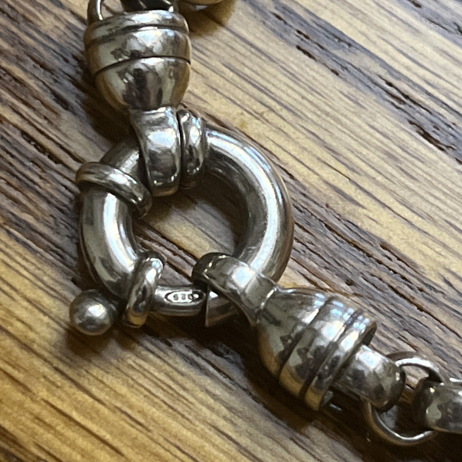 Sterling Heavy Gucci Style Link 17 1/2 Inches Chain
