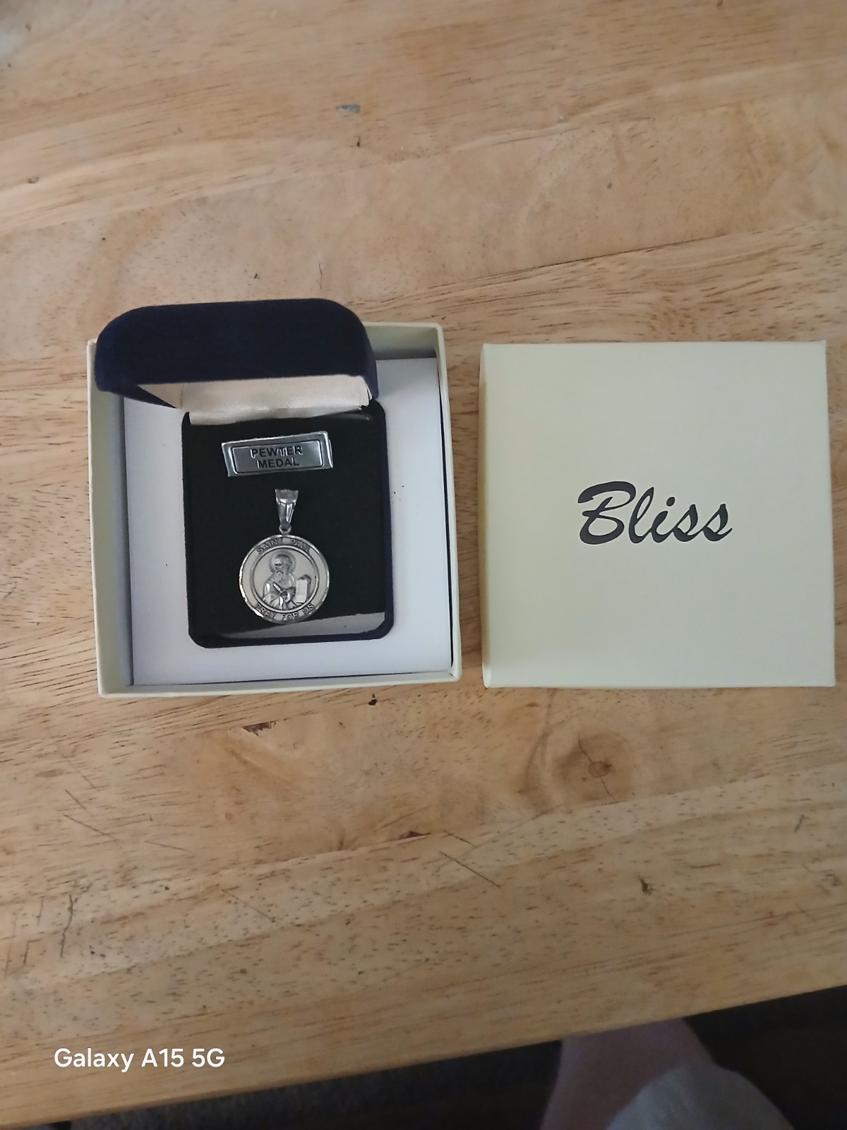 Pewter Saint Paul the Apostle Pendant