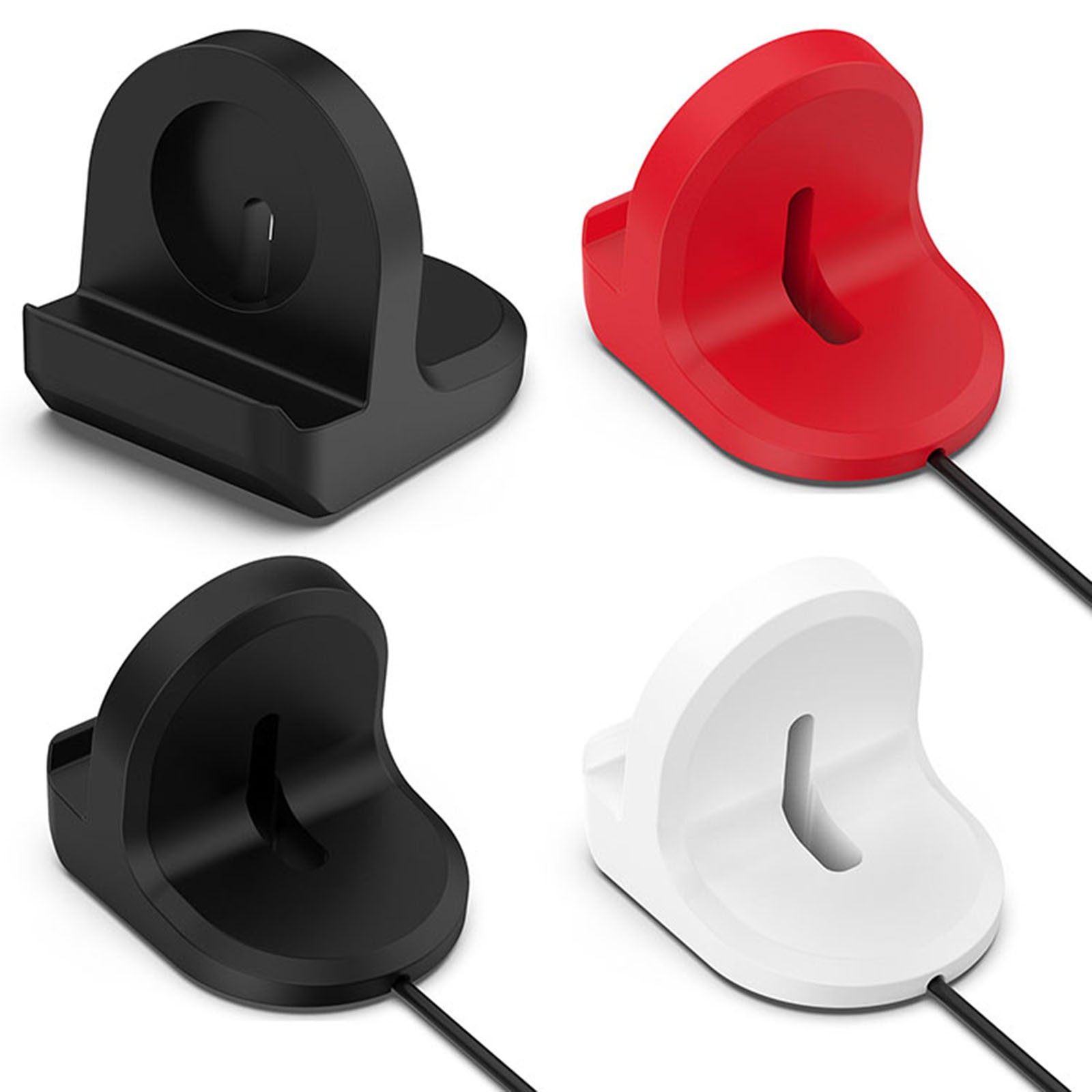 For Samsung Galaxy Watch5 Charging Bracket Silicone Stand Universal Desktop Base
