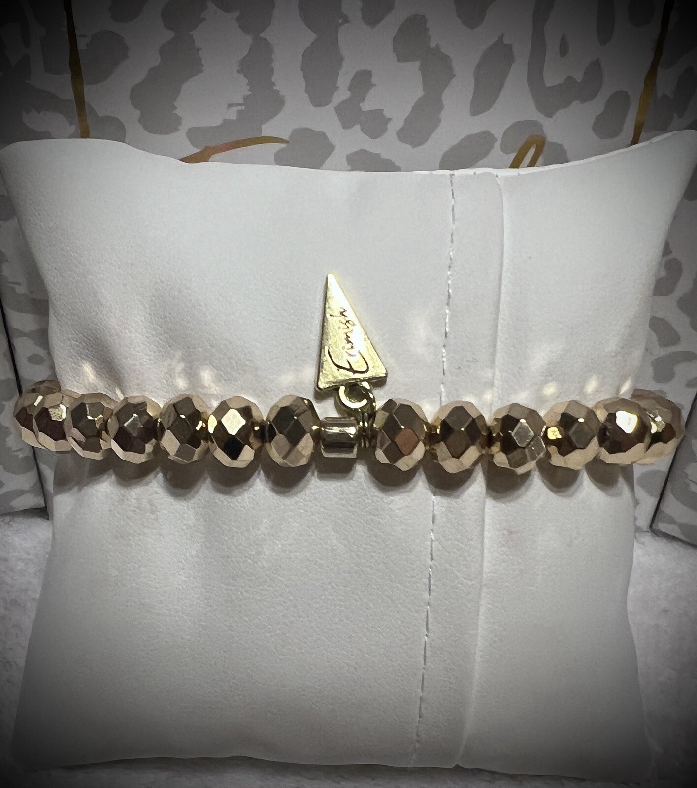 NEW! ERIMISH BRACELET- Gold Metallic Glitterbar