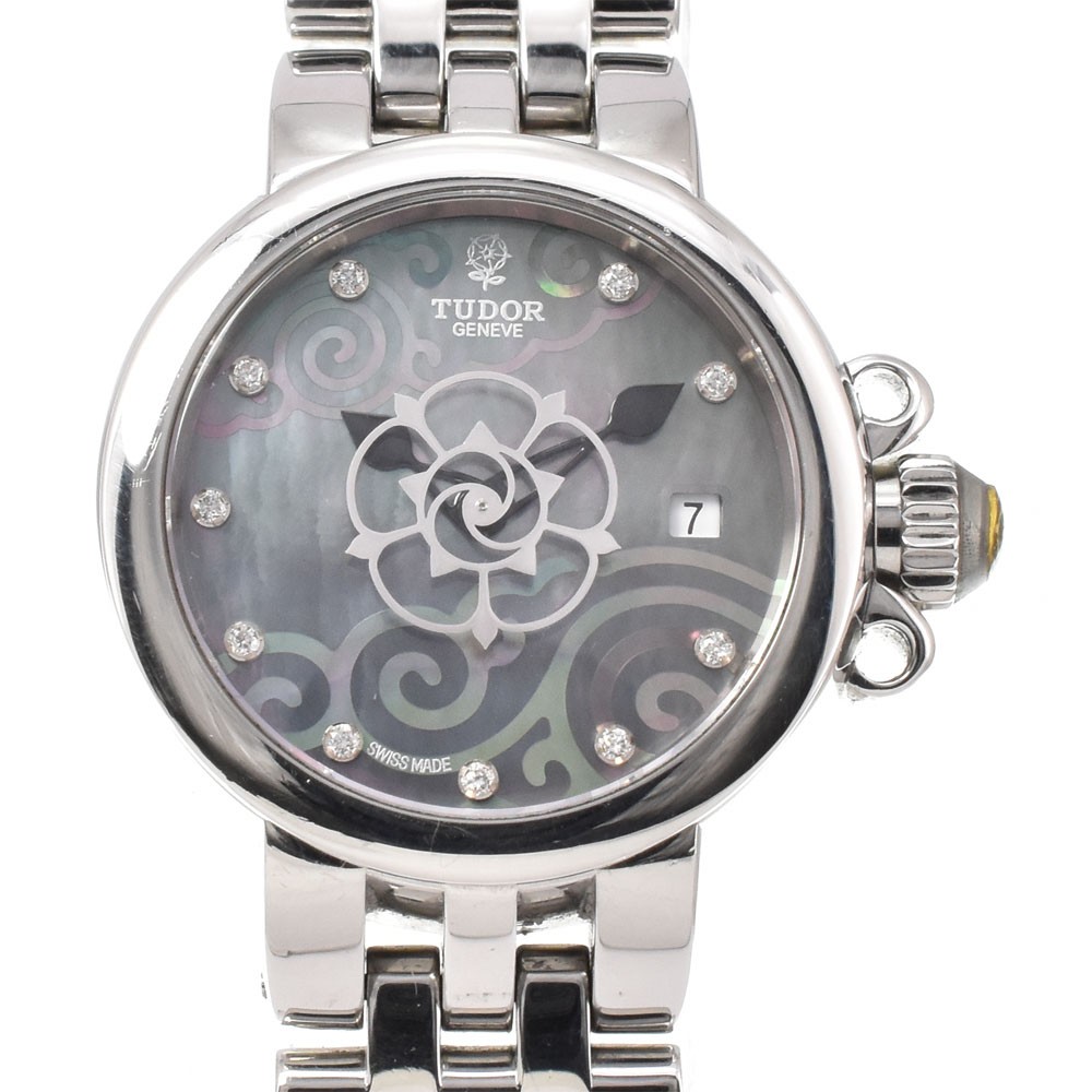 discount TUDOR claire de rose 35100 Date 10P diamond Automatic Ladies Watch …