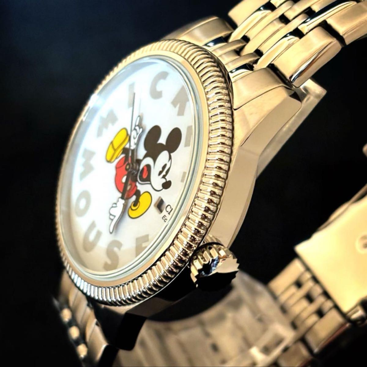 [B1P] Citizen Eco Drive Mickey Mouse Disney Park Watch [q9n]