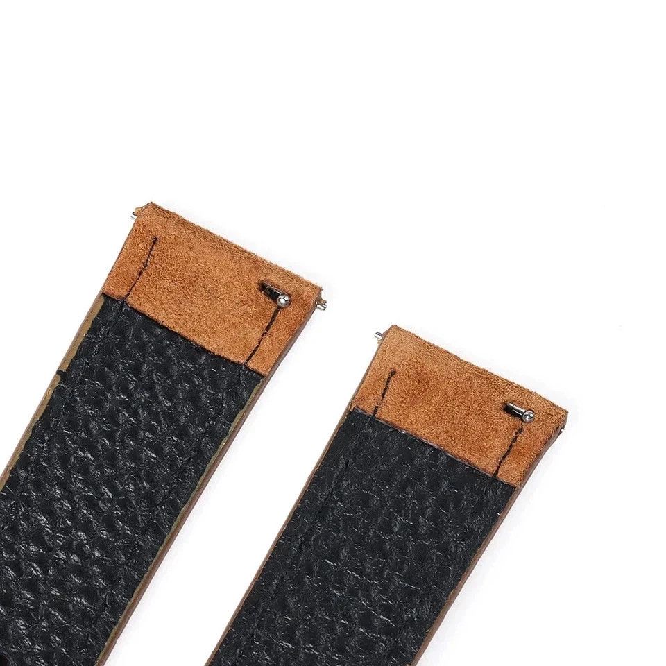 New Soft Suede Leather Watch Band Straps Stainless Steel Buckle 18/19/20/22/24mm