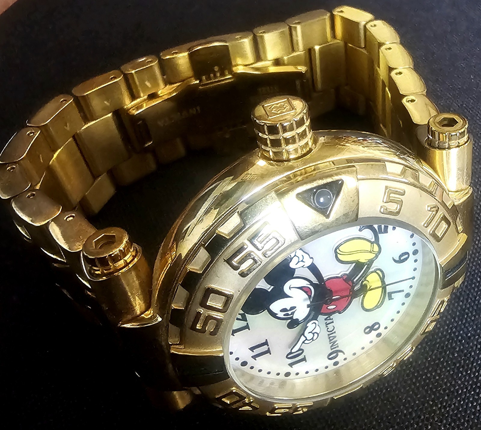 Invicta Disney Mickey Mouse Limited 115/3000 Automatic Mother Pearl Watch 25670