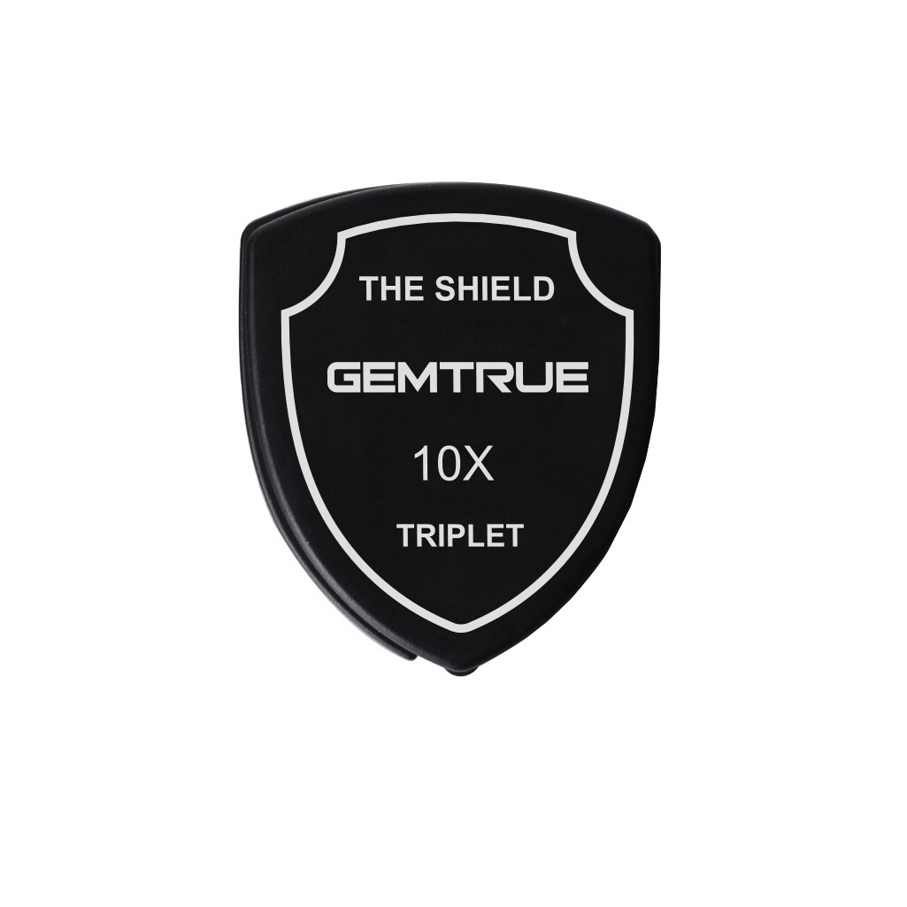 GemTrue Shield Loupe 10x Triplet Diamond Inspecting Magnifier Jewelers Tools