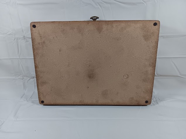 Vintage 6 Slot Watch Storage Box With Helbros Watch Face