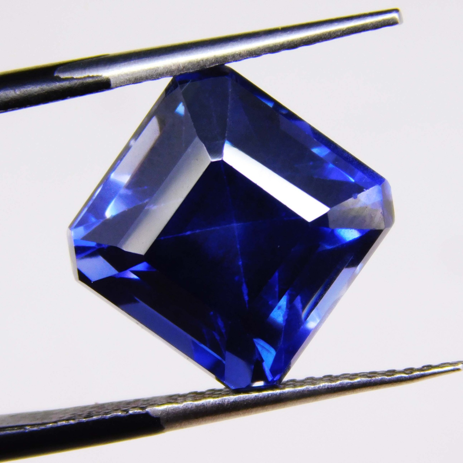 12.45 Ct Sri Lanka Natural Ocean Blue Sapphire Octagon CERTIFIED Loose Gemstone