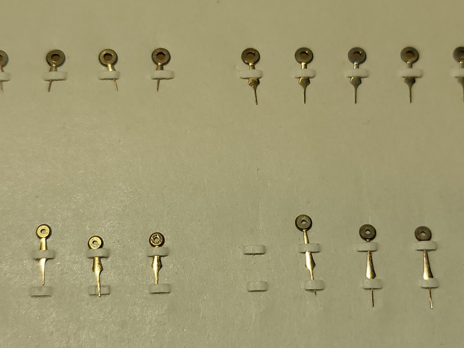 Lot Of NOS Gruen 280 Carded Gilt Hr/Min Hands-2 Lengths