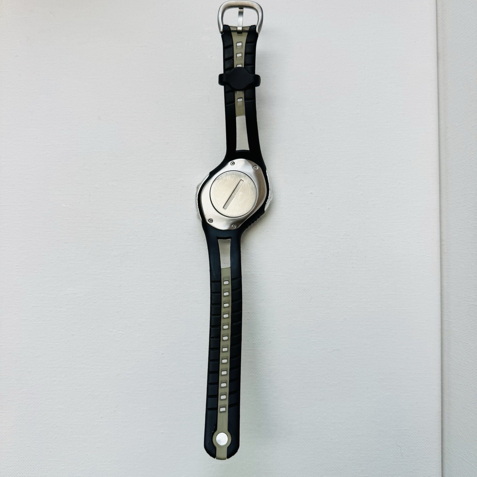 Vintage Nike Triax Speed 300 Lap Men’s Digital Watch Silver Black WR0101