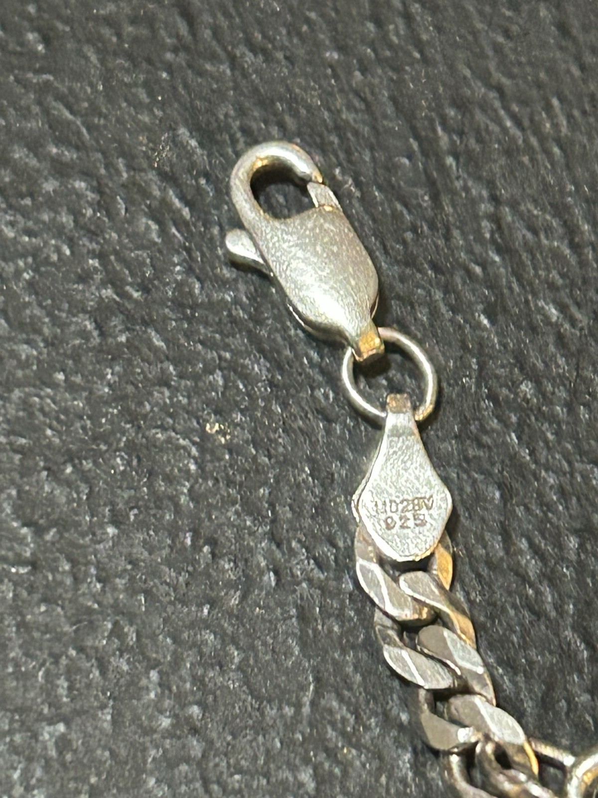 Sterling Silver Walt Disney Production Charm Bracelet 7.5 Inch