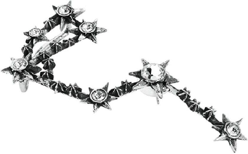 Alchemy of England Daughters of Darkness Ear Wrap Stud Fastener Earring