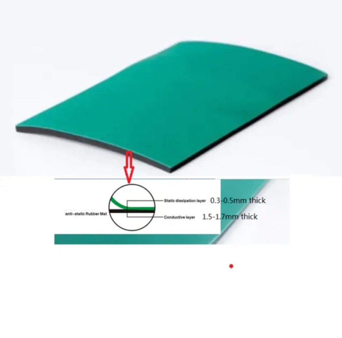 Rubber Anti-slip Mat for Work Bench Watch Phones Camera Digital Toys Repair