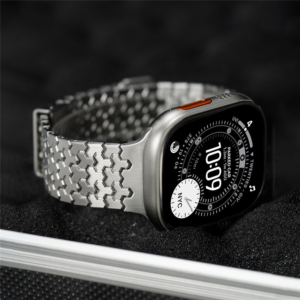 Magnetic Stainless Steel Bracelet Band for Apple Watch Ultra 3 2 1 49mm S11 10 9
