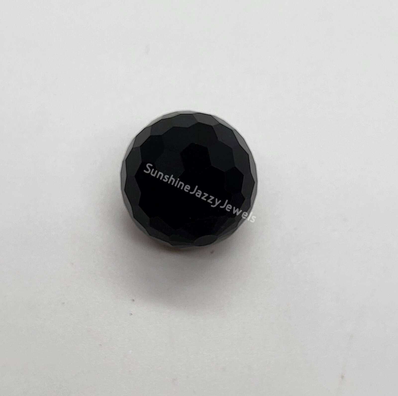 Swarovski Crystal Jet Black Disco Ball 4861 Stone 3/4 Flatback, 16mm or 18mm