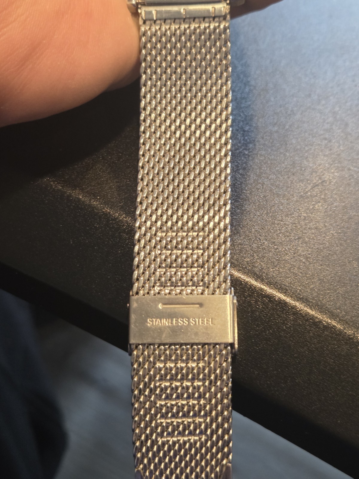 Bulova Men’s Dial Thin Tank Watch Accutron C8337706 Other Mesh Band EUC C202