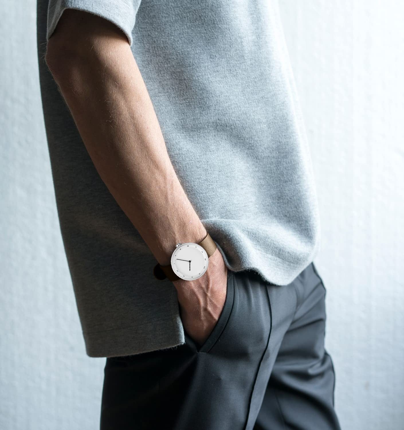 AGEN KGEN Mens Watches Ultra-Thin Minimalist Waterproof Fashion Simple Busine…