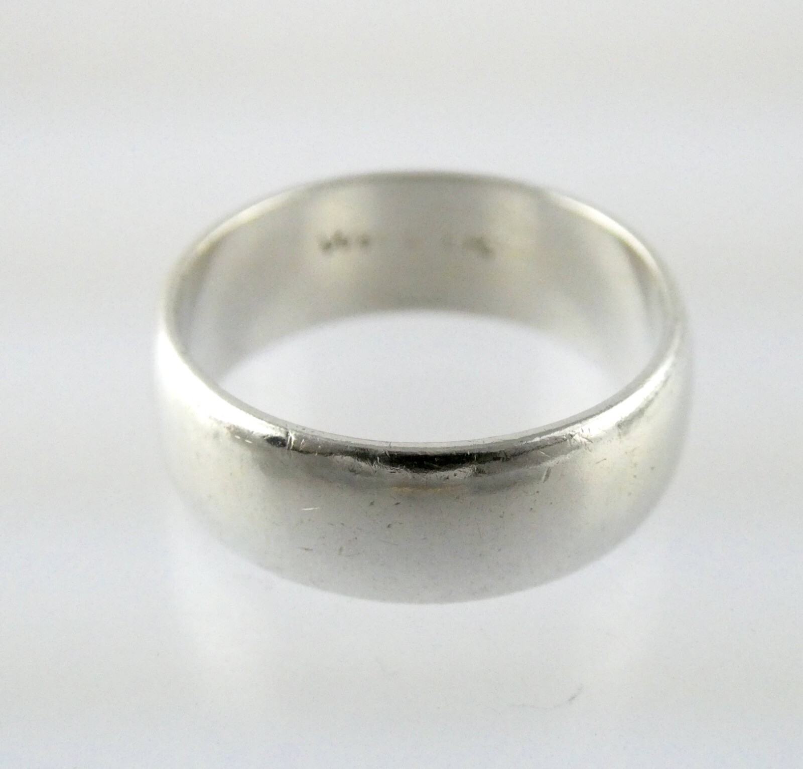 Wheeler Manufacturing Sterling Silver Band Ring 925 Size 5.5 Weighs 3.6g 6.09mm
