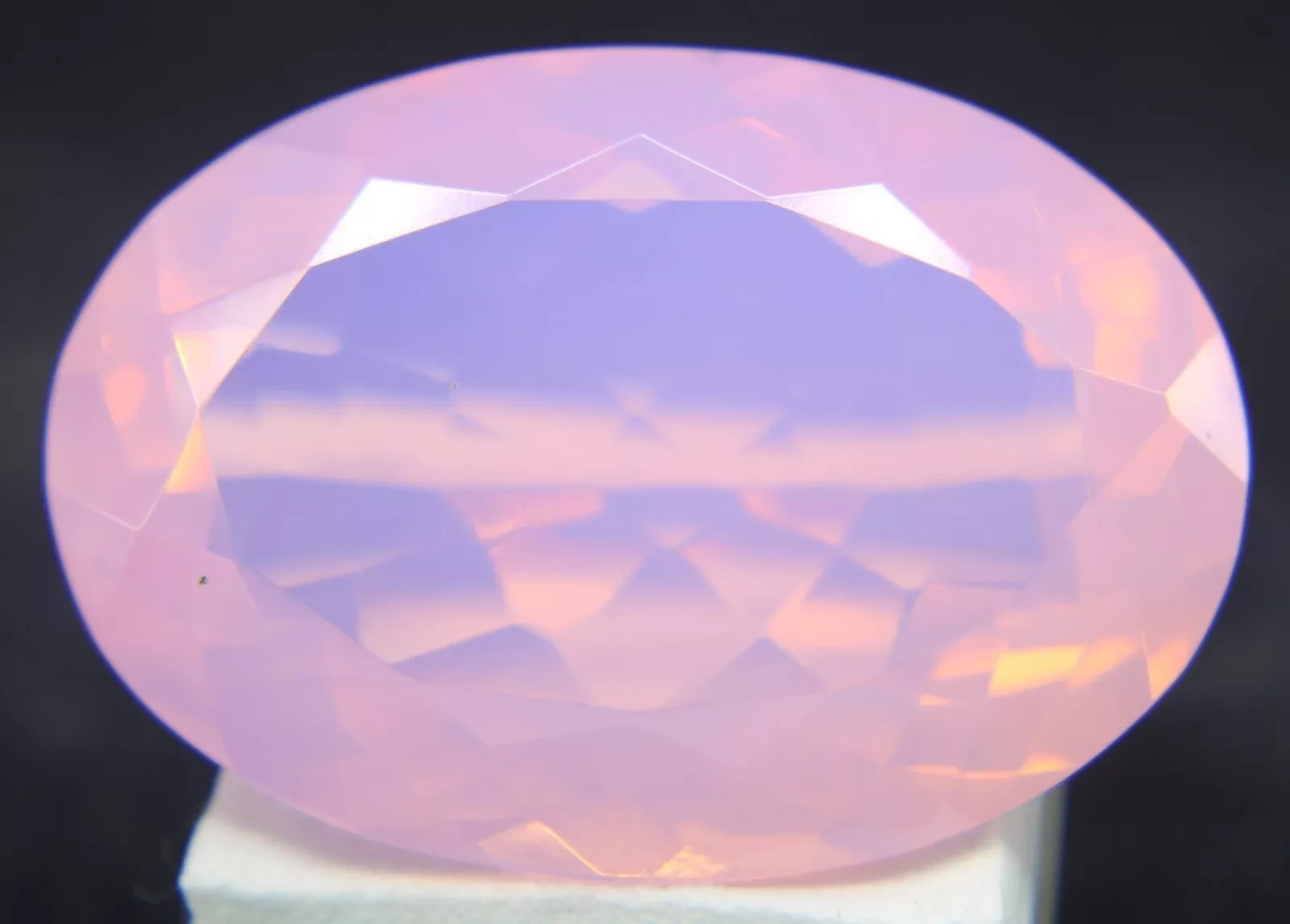 Natural Pink Opal Welo Australian Untreated 145 Ct Oval Cut Loose Gemstone
