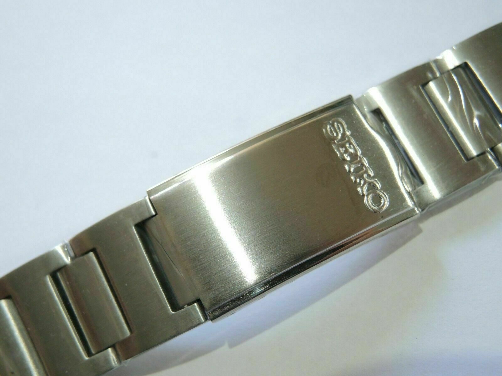 NEW 19MM STAINLESS SOLID BRACELET VINTAGE POGUE 6139-6002/6005 CHRONOGRAPH WATCH