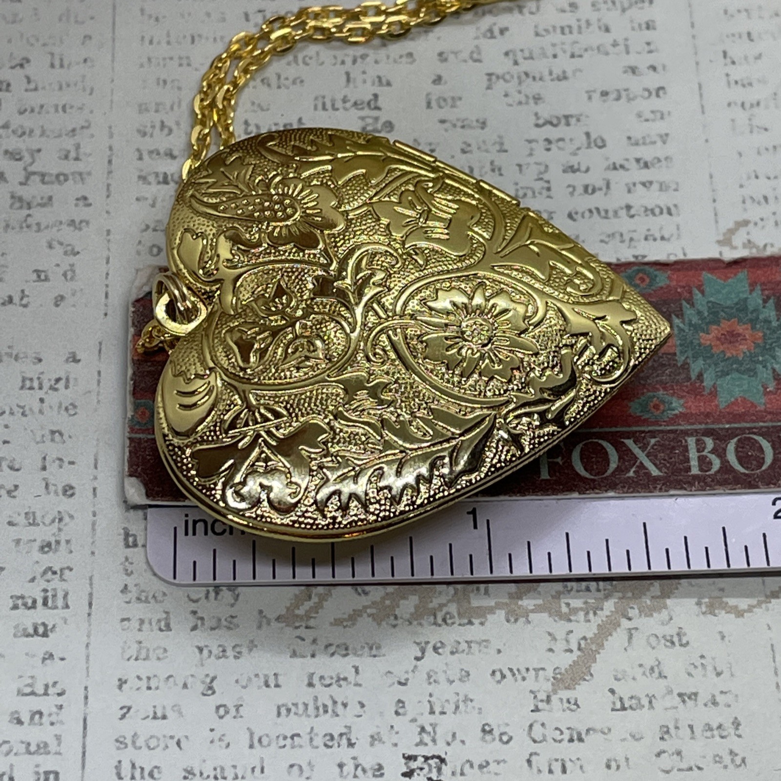 Gold Heart Locket Blue Wht Birthday Anniversary Wedding Dragonfly Cameo Necklace