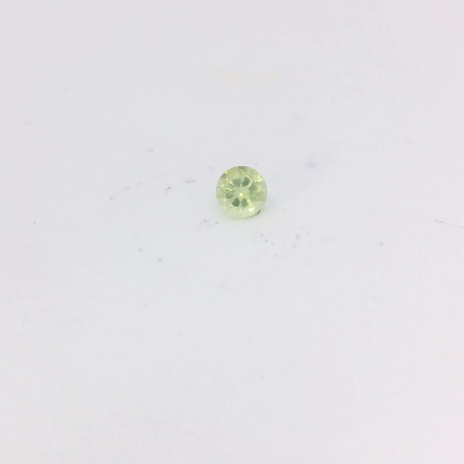 0.11ct Loose Round Cut Genuine Yellow Green Peridot Gemstone 3 x 3mm