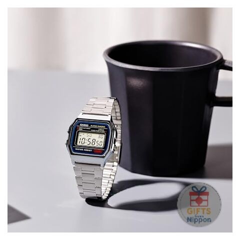 Casio Standard A-158WA-1 Men’s Quartz Digital Watch Black Resin Band New