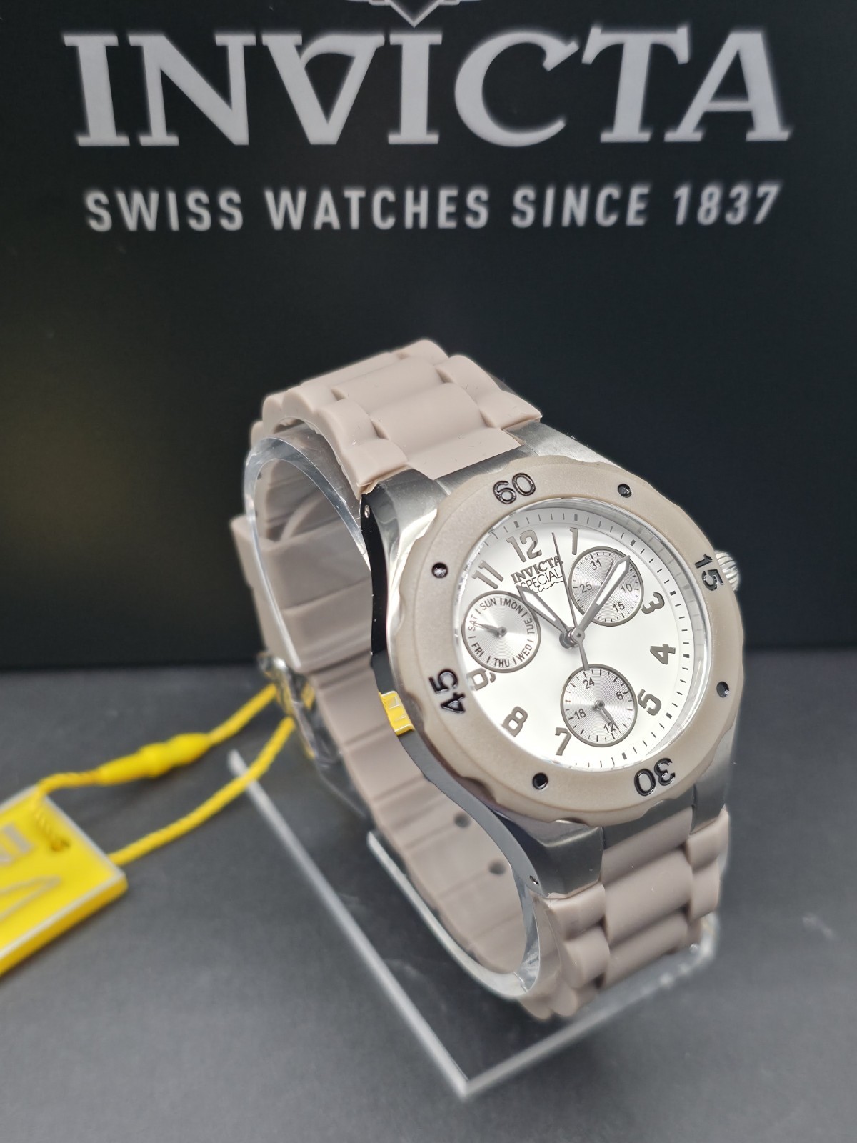 Invicta Women’s Angel Lady 38mm Quartz Silicone Flame Fusion Watch 18794