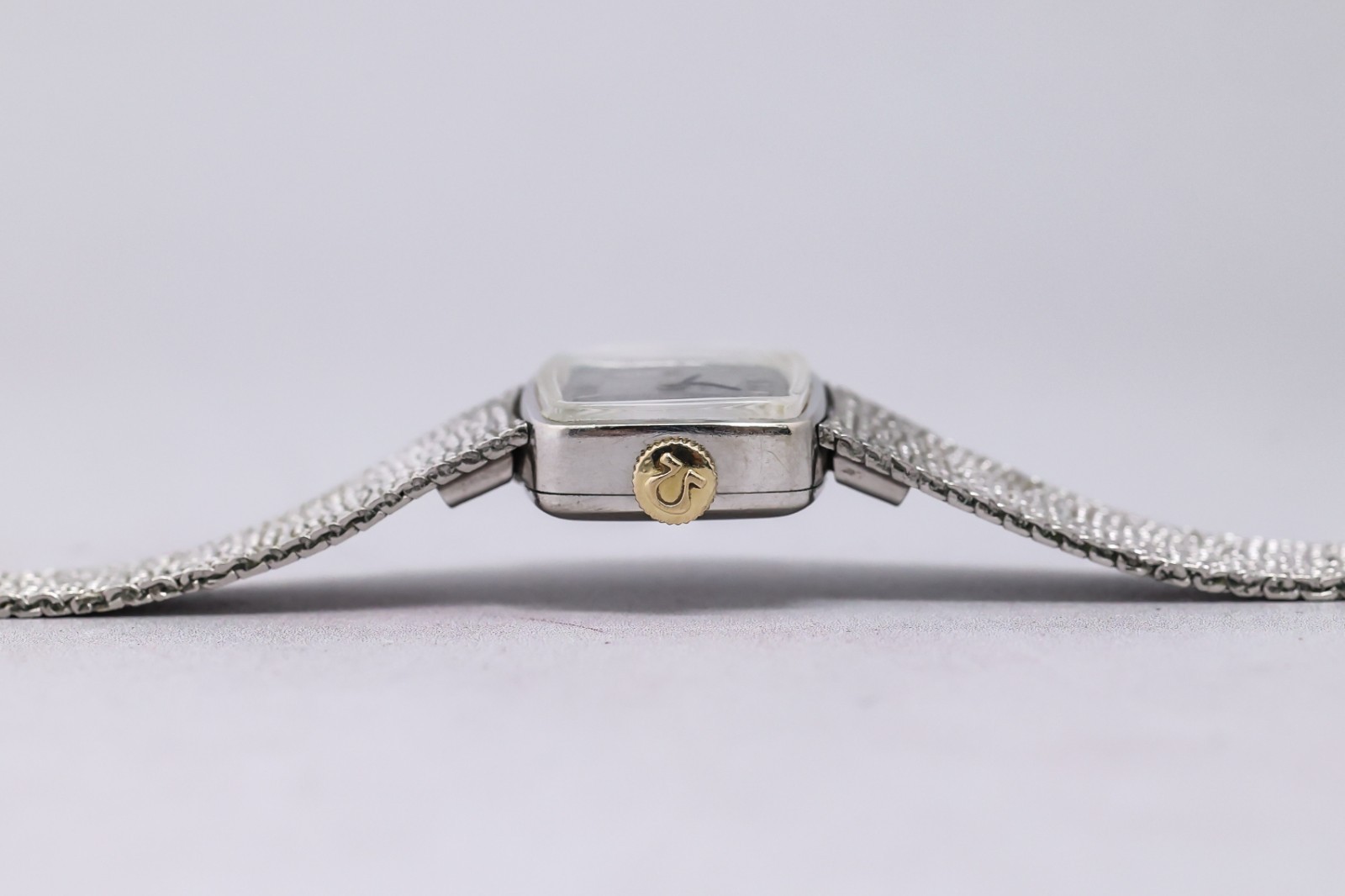 14K GF *Vintage 1971* OMEGA De Ville Cal.485 Manual Winding Linen 17J 20mm Women
