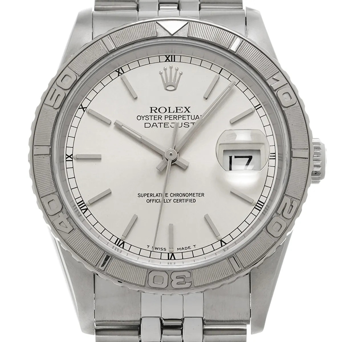 Rolex Datejust 16264 36mm Stainless Steel Gray Wristwatch #WW9932