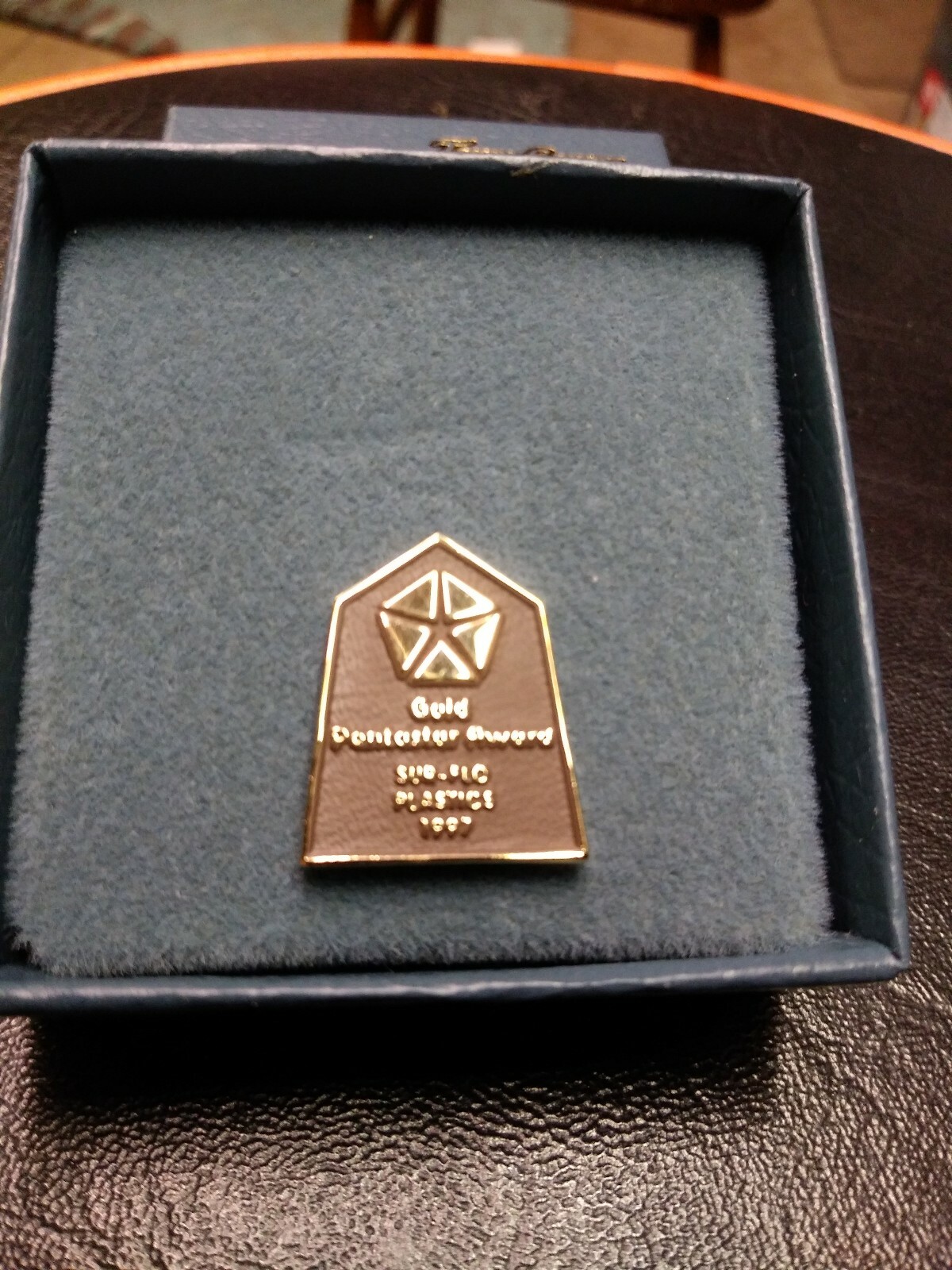 MOPAR Gold Pentastar Award Tie Pin 24K-GP