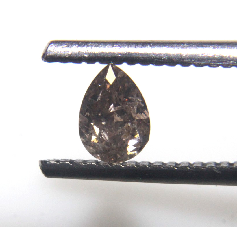 0.50Cts Pear Shape Champagne color Solitaire Diamond 5.97×4.30×2.74MM