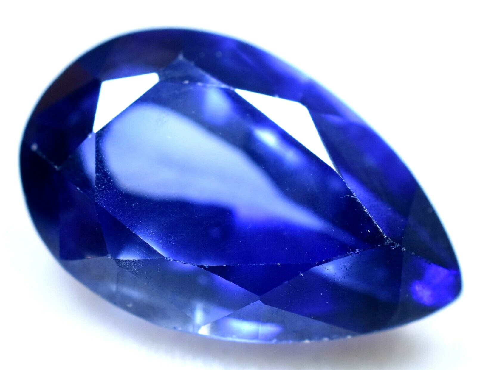 4.75 CT Natural california Benitoite GGL Certified Top Quality Pear Cut Gemstone