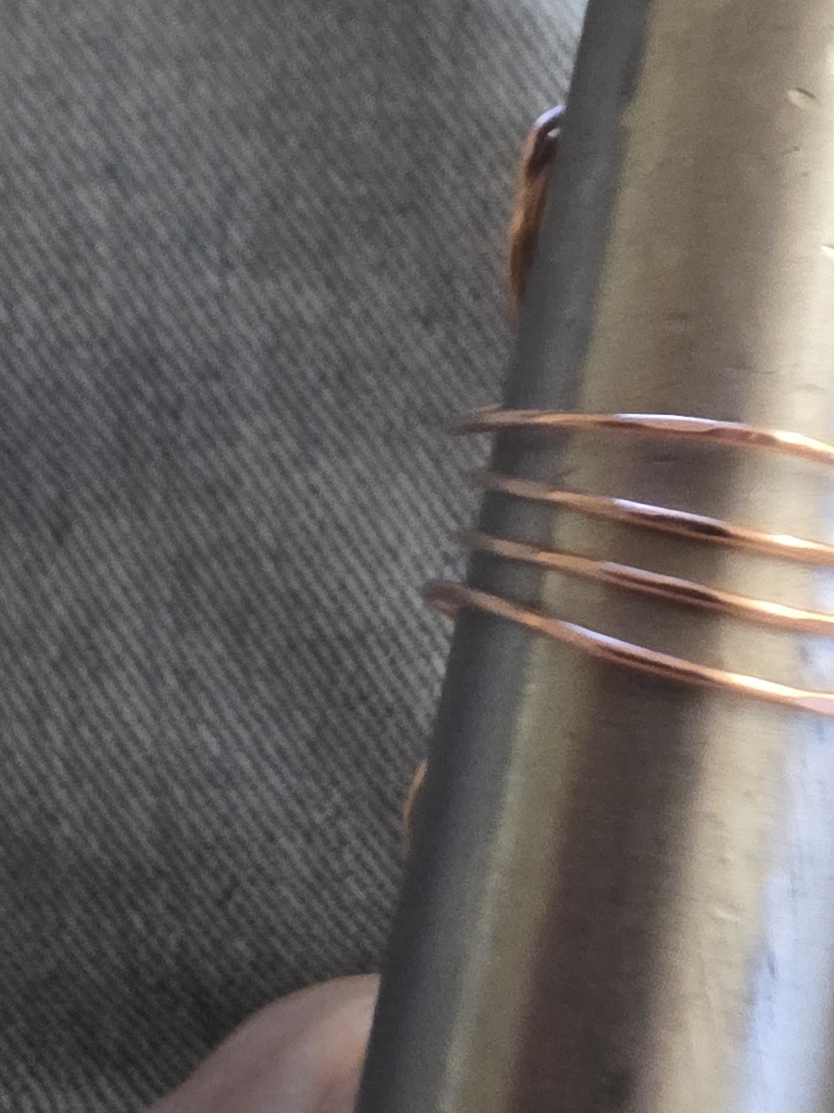 USA Mined Copper Hand Crafted Ring ~Healing Effects of 99.9% Copper Size 8 1/2