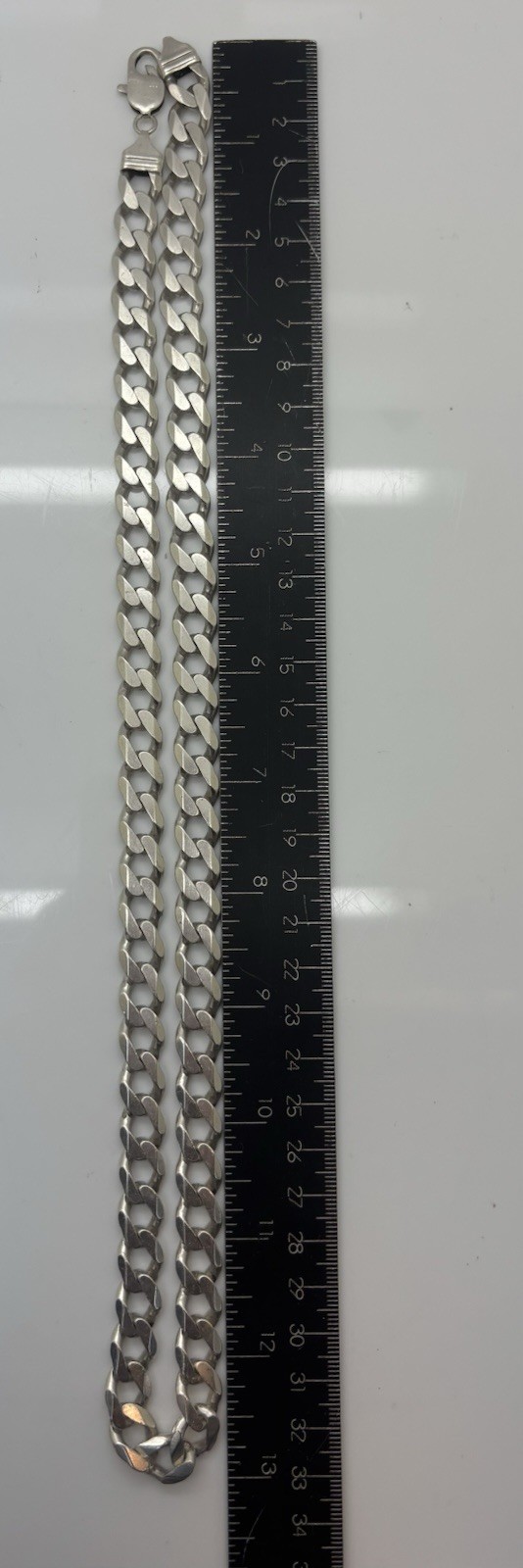 3.5oz – 26” – 10mm – Cuban Style- 925 Silver Chain- READ DESCRIPTION