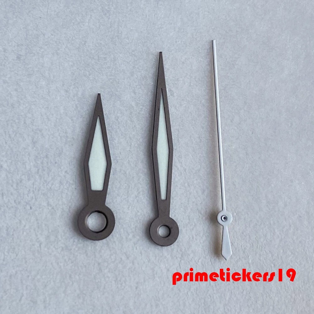39mm Pilot Titanium Dive Watch Case+Dial Hands Set Mod Parts Fit NH35 NH36 NH38