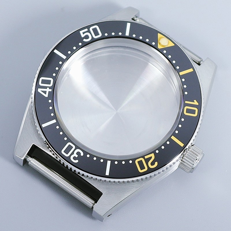 NH35 Watch Case 40.5mm Modify Seiko 62MAS Mod Sapphire 316L Steel For NH34 36 38