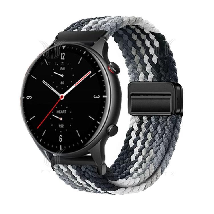 Band Strap For Huami Amazfit GTR 4 3 2 2e Stratos GTS 4 3 2 Bip Magnetic Braided