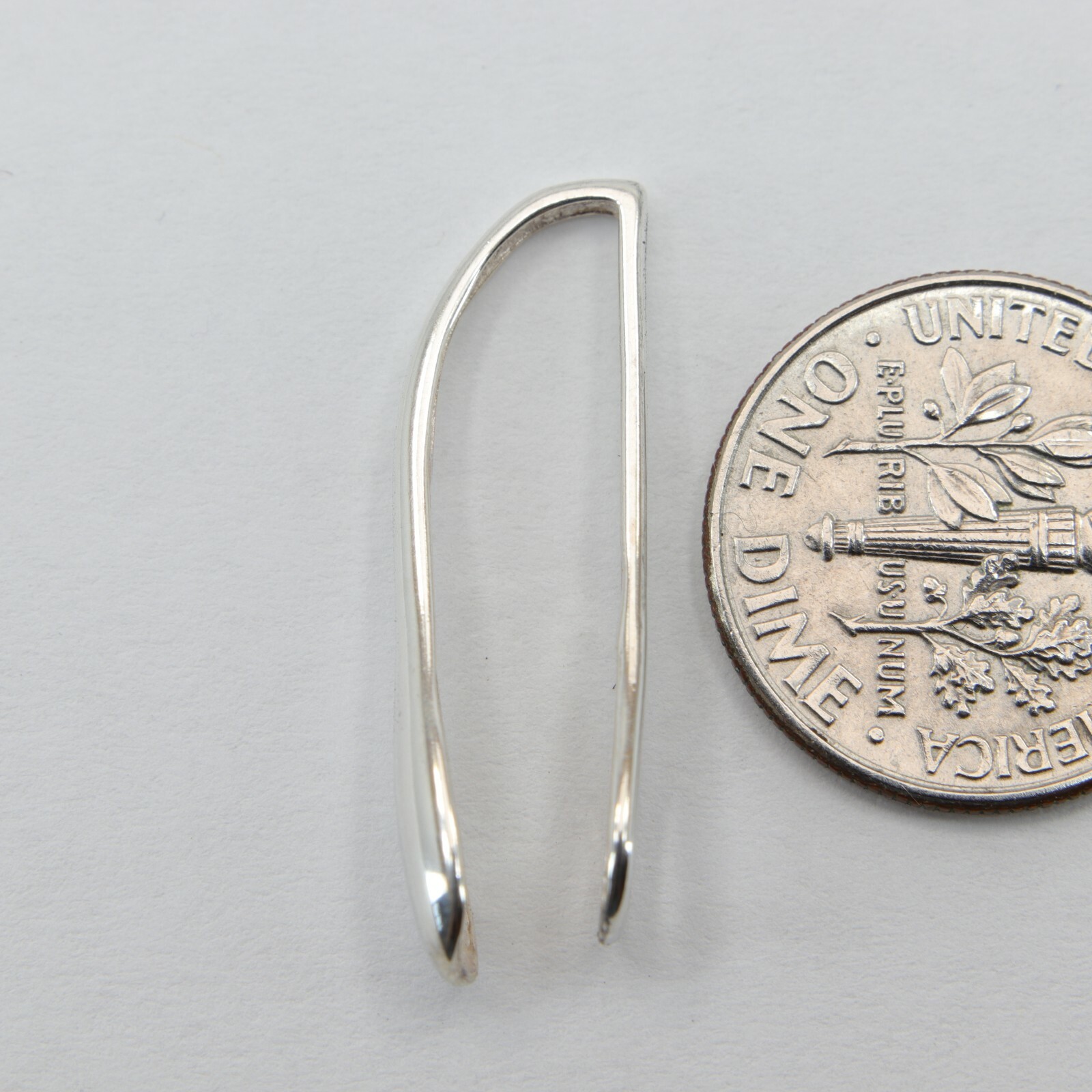 925 STERLING SILVER Bail / Clasp Glue on Jewelry Fitting / Finding #6