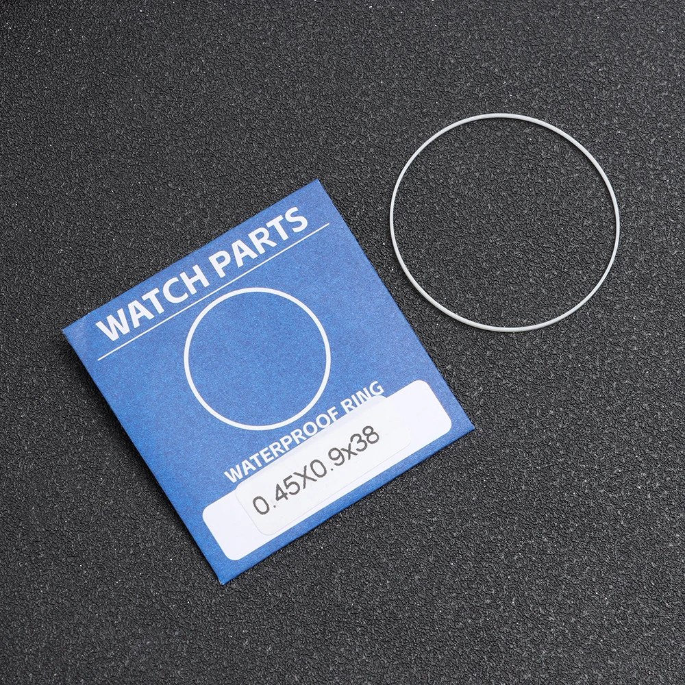 Watch Case Cover Glass Sealing Rings 30.5-38Mm Inner Diameter 0.45Mm Thick Rubbe