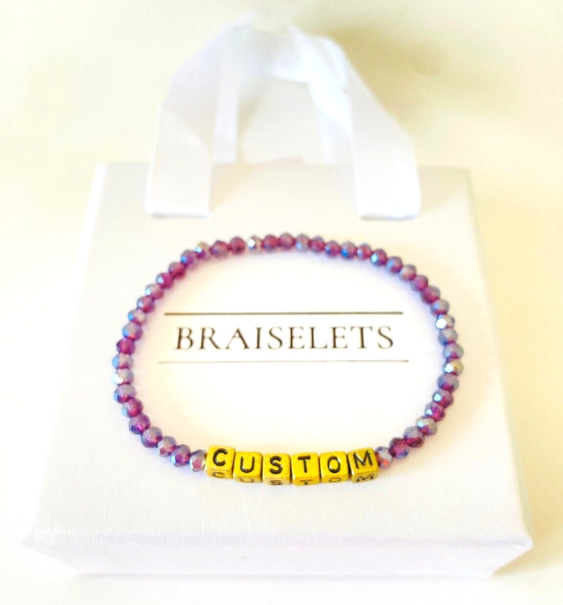 Two-Tone Custom Name Team Bracelet Personalized Party Favor Gift For Women & Kid