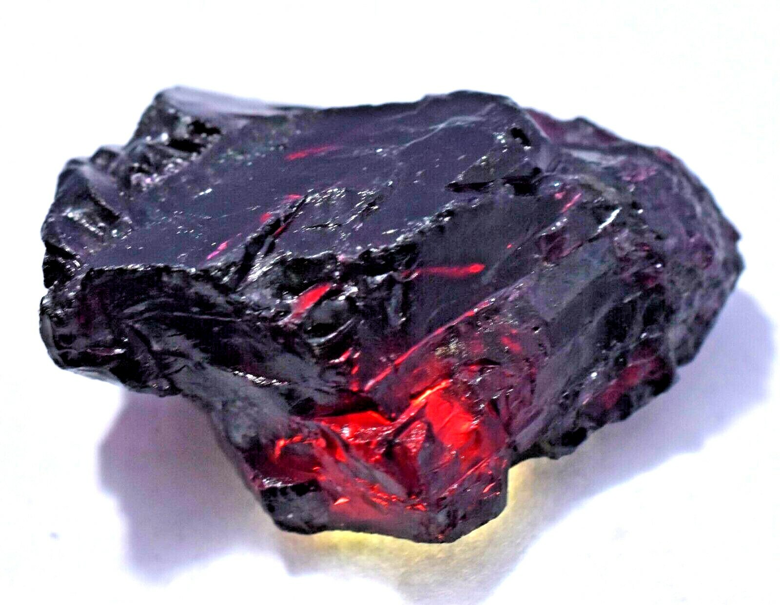 162.40 Ct Natural Red Brown Painite Rough Facet Top Quality Mogok Certified