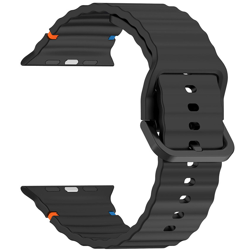 Silicone Watch Strap 42mm 44mm 45mm 49mm For iPhone Watch 1/2/3/4/5/6/7/SE/Ultra