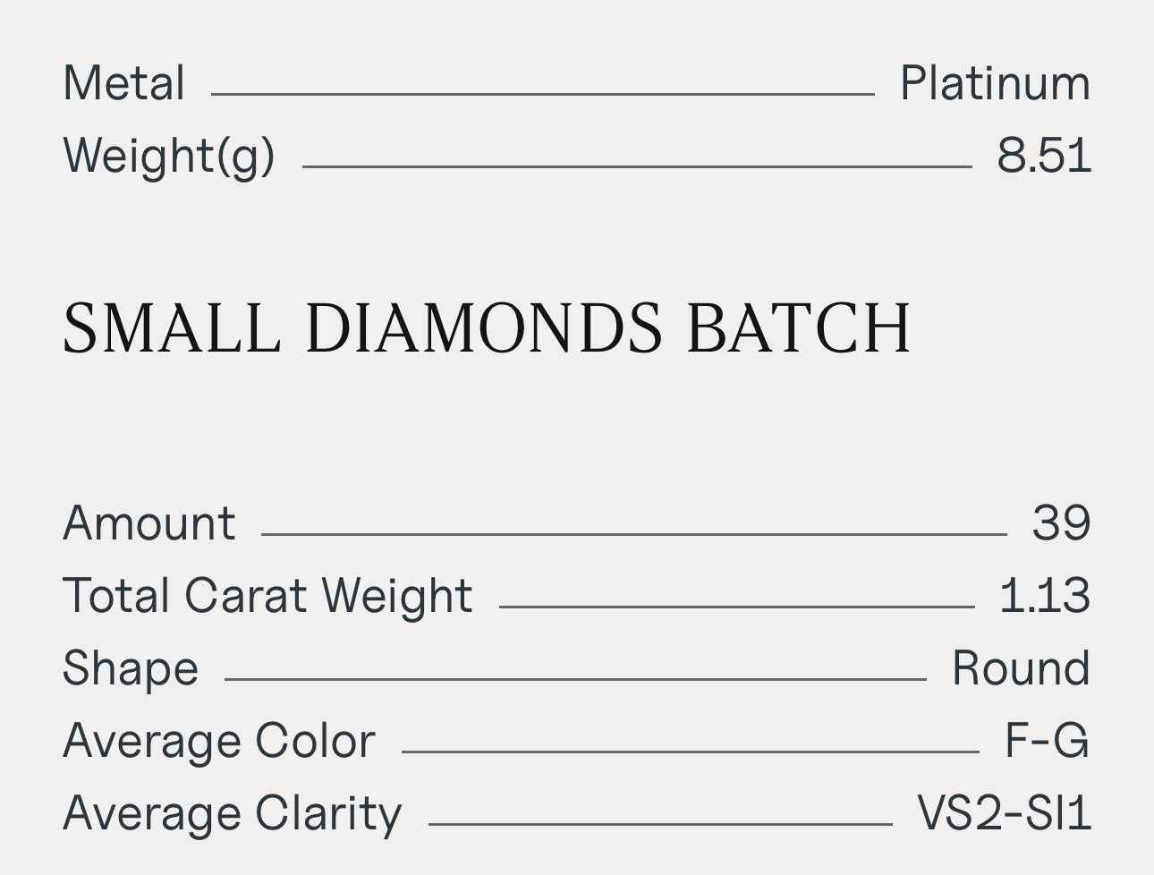 Estate Diamond Art Deco Pin -Diamond 1.13 TCW -Platinum 8.51 G —Sapphire ( .15)
