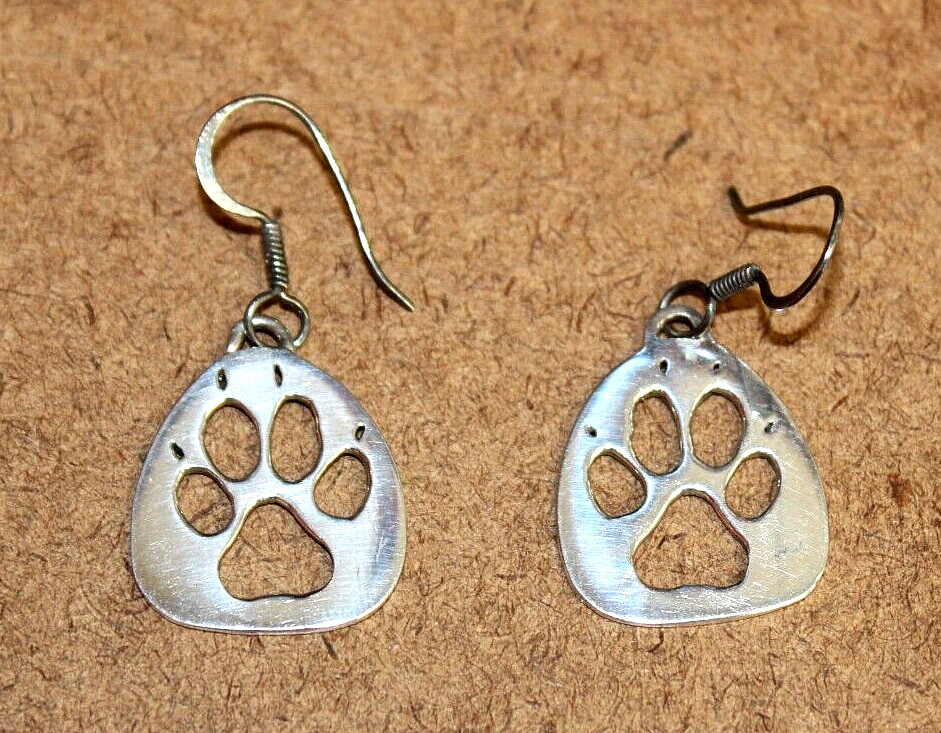 Susan Cummings Sterling Dog Lover 3 Strand Charm Bracelet w/ Earrings [093WEI]